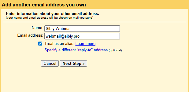 Add Gmail account